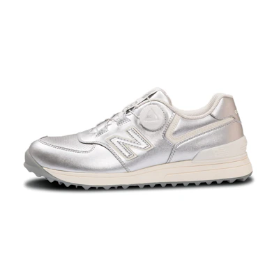 (W) NB 574 V3 BOA Golf Shoes 'Silver White'