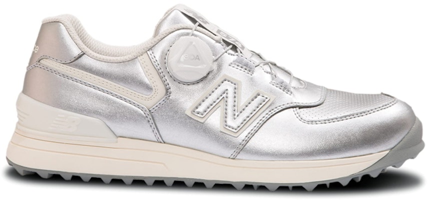 (Women) New Balance 574 V3 BOA Golf Shoes 'Silver White' WGBS574S Order (Women) New Balance 574 V3 BOA Golf Shoes 'Silver White' WGBS574S