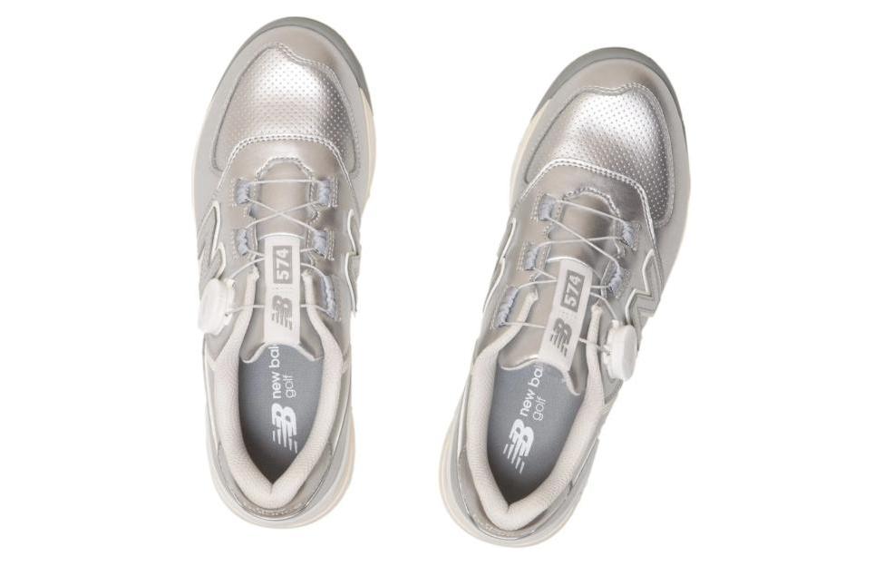 Shop (W) 新百伦 574 V3 BOA 高尔夫鞋 '银白色' WGBS574S