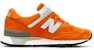 (W) 뉴발란스 576 시리즈 오렌지 로우탑 스니커즈 W576POG