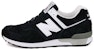(W) New Balance 576 Siri Kasut Rendah Biru Navy W576DNW