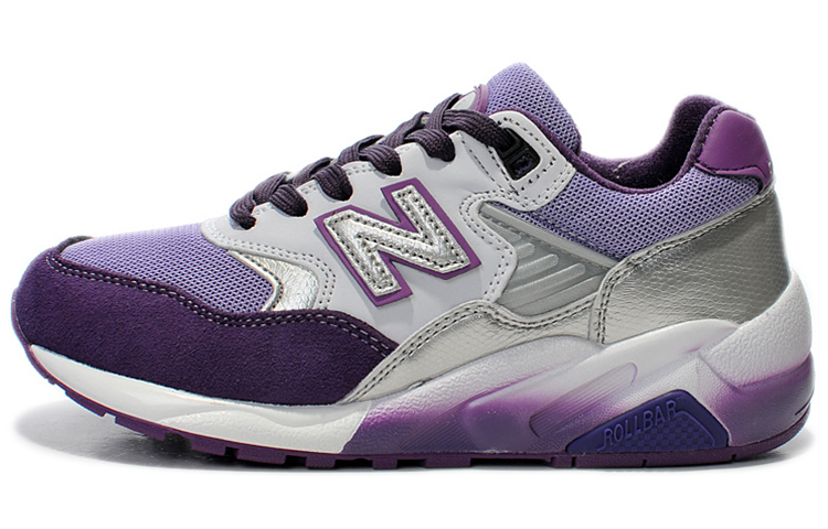 Buy New Balance 580系列 低幫跑步鞋 女款 紫灰色