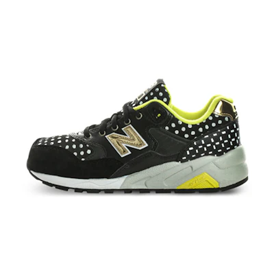 (W) NB 580 Polka Dot Black