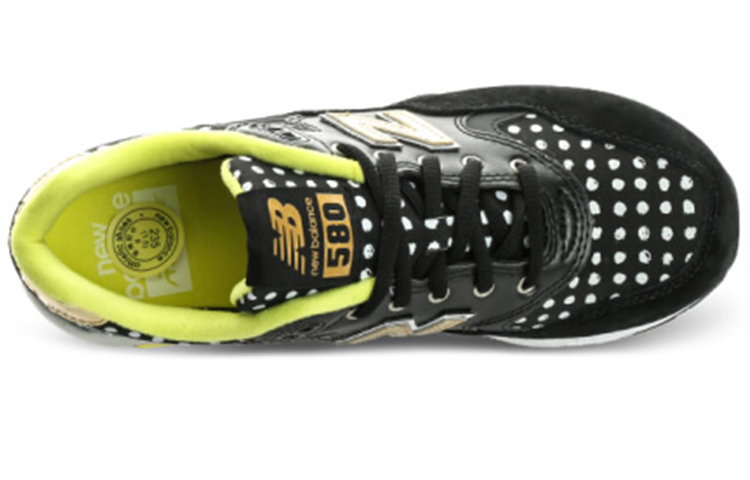 Lookbook (W) ニューバランス580 ポルカドット ブラック WRT580MC