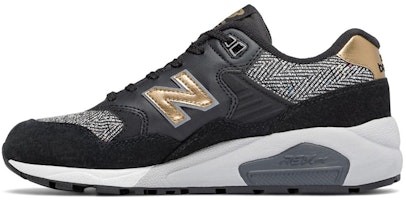 (W) 뉴발란스 580 시리즈 '블랙 골드' 스니커즈 WRT580CD Buy (W) 뉴발란스 580 시리즈 '블랙 골드' 스니커즈 WRT580CD