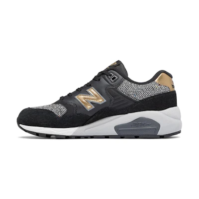 (W) NB 580 Series Sneakers /Gold 'Black'