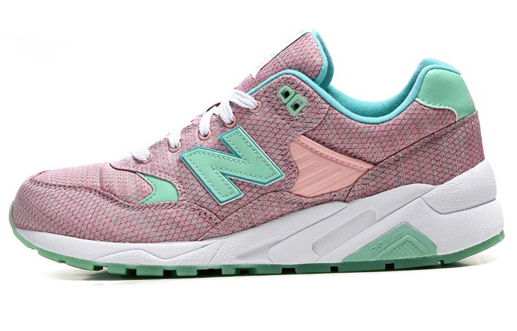 (Women) New Balance 580 Shoes Grey/Pink/Red WRT580SA