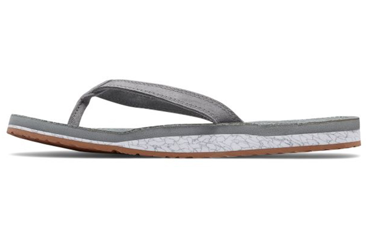 (Women) New Balance 6078 Series Classic Thong Light Grey 'Gray White Brown' W6078GGM