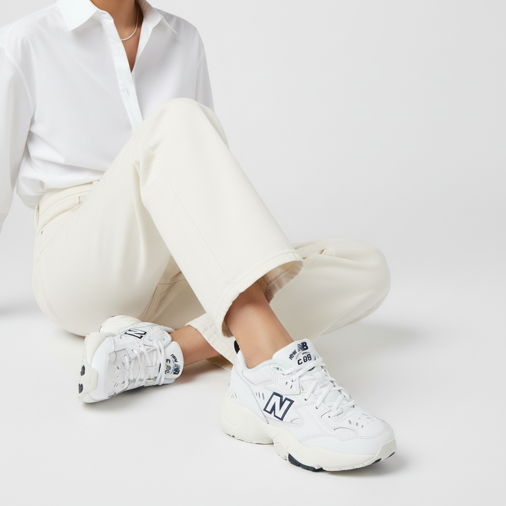 Order (W) 뉴발란스 608 화이트 네이비 (New Balance 608 White Navy) WX608WT