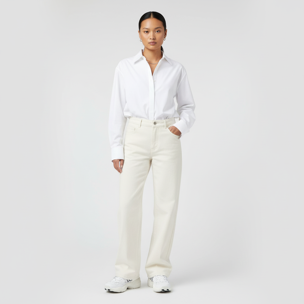 Lookbook (W) 뉴발란스 608 화이트 네이비 (New Balance 608 White Navy) WX608WT