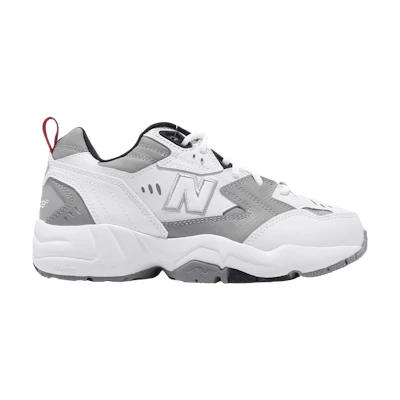 (W) NB 608 Wide 'White Grey Red'