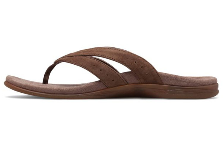 Buy New Balance 6100系列 Shasta Thong 簡潔休閒人字拖鞋 女款 深咖啡色