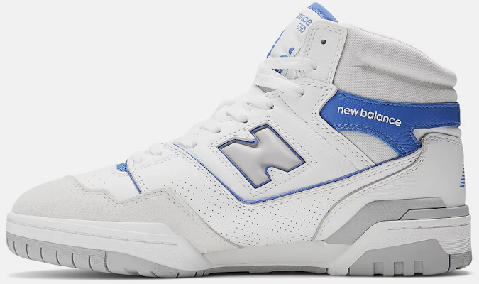 (W) New Balance 650 高筒休閒鞋 白藍 男女款 白色 BB650RWI-D Lookbook (W) New Balance 650 高筒休閒鞋 白藍 男女款 白色 BB650RWI-D