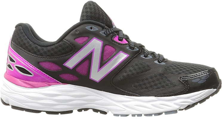(W) New Balance 680 Seri Sepatu Rendah Hitam/Merah Muda W680LB3 Order (W) New Balance 680 Seri Sepatu Rendah Hitam/Merah Muda W680LB3