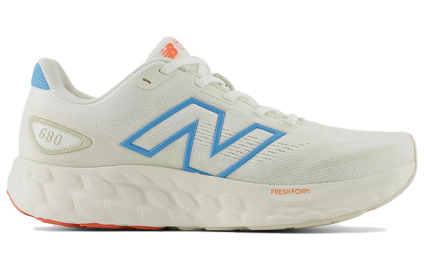 Lookbook 新百伦 NB 680 防滑耐磨 低帮 跑步鞋 女款 米藍