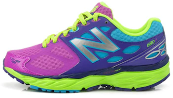 (Women) New Balance 680 v3 Low-Top /Blue/Green 'Purple' W680LC3 (Women) New Balance 680 v3 Low-Top /Blue/Green 'Purple' W680LC3