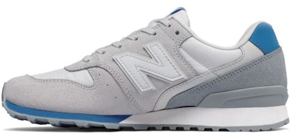 (Women) New Balance 696 Suede Gray/Blue WL696STH (Women) New Balance 696 Suede Gray/Blue WL696STH