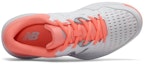 Lookbook (W) New Balance 696 v4 Tenis 'Putih Jingga Perak' WCH696P4