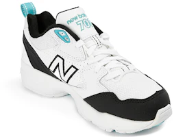 Lookbook New Balance NB 708 潮流萬用 厚底 低筒 運動休閒鞋 女款 黑藍 D寬
