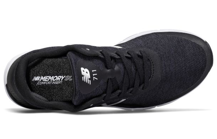 (W) NB 711 v3 Heathered 'Black White' 圖 3