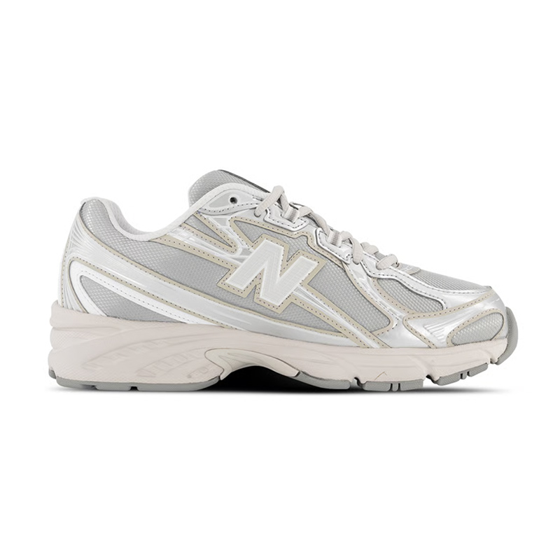 Shop 뉴발란스 740 레트로 농구화 플레인 그레이 스니커즈 U7405I7