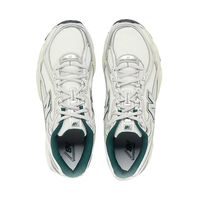 Details for ニューバランス 740 レトロ バスケットボール スニーカー ホワイト マルチカラー U7402EL