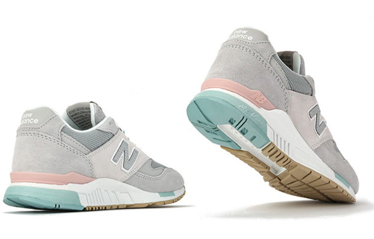 Lookbook New Balance 840系列 舒適透氣 低筒運動跑步鞋 女款 灰色 B寬