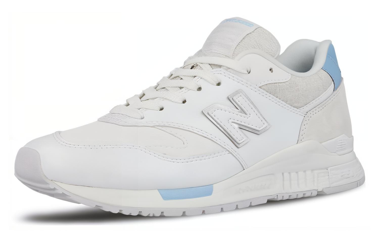 Lookbook New Balance NB 840 耐磨 低幫 跑步鞋 女款 白藍 舒適