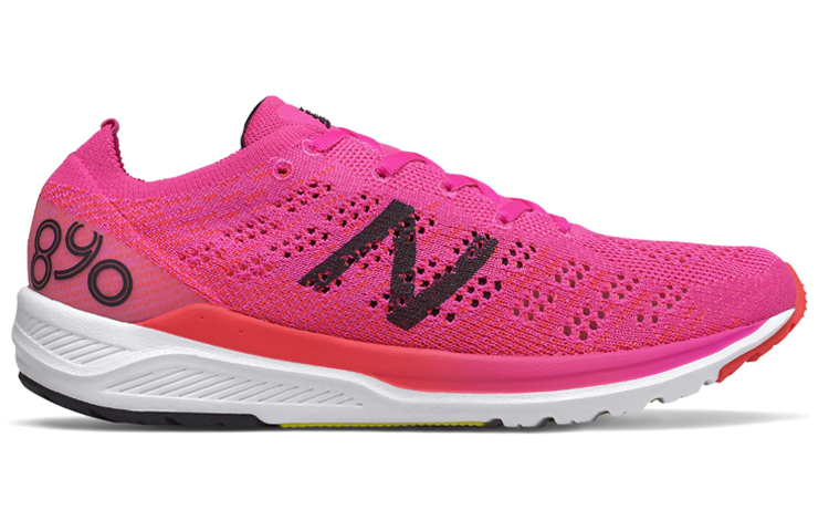 Order (W) New Balance 890v7 B-Wide Roze W890PO7