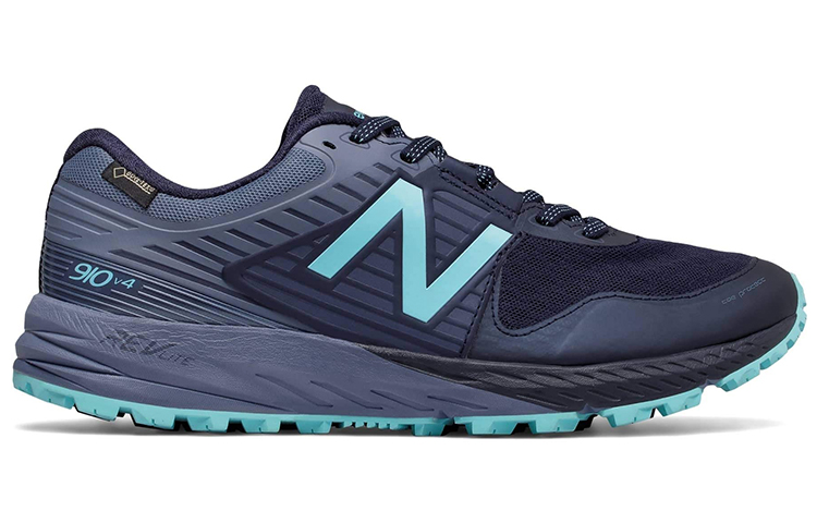 Order New Balance 910系列 v4 Trail GTX 耐磨防滑 低筒運動跑步鞋 女款 藍色