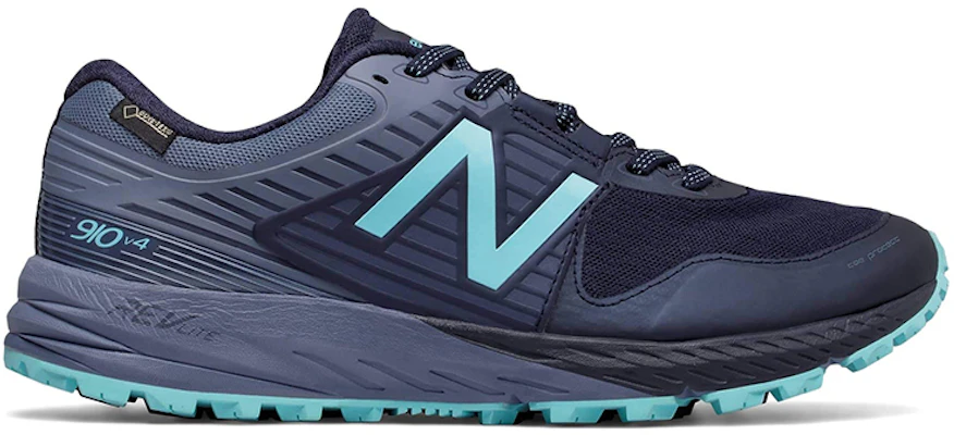 New Balance 910系列 v4 Trail GTX 耐磨防滑 低筒運動跑步鞋 女款 藍色 Order New Balance 910系列 v4 Trail GTX 耐磨防滑 低筒運動跑步鞋 女款 藍色