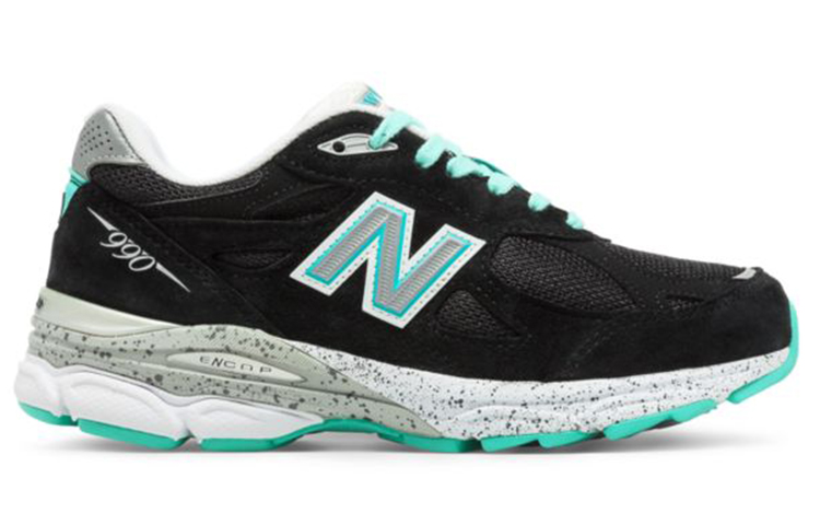Order (W) New Balance 990 /Hijau 'Hitam' W990AB3
