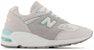 (W) New Balance 990 V2 Rendah Kelabu W990NT2