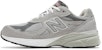(W) New Balance 990v3 Buatan USA 'Kelabu' W990GL3