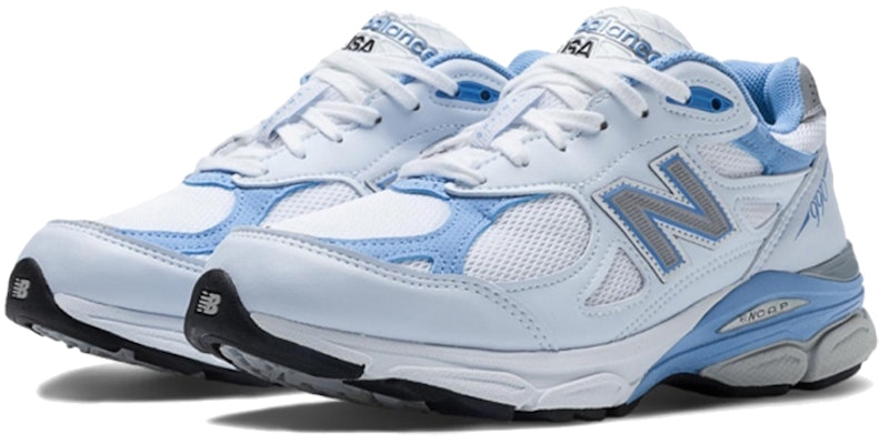 (Women) New Balance 990v3 Made In USA 'White Baby Blue' W990WB3 Lookbook (Women) New Balance 990v3 Made In USA 'White Baby Blue' W990WB3