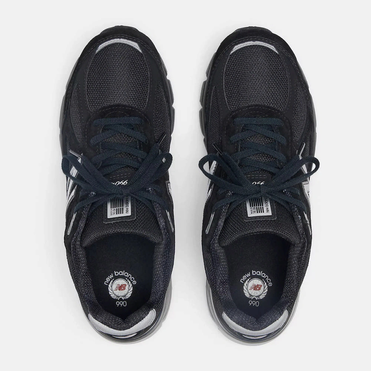 (Women) New Balance 990v4 Casual Shoes Black