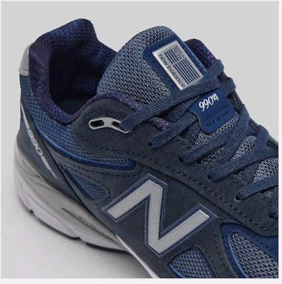 (W) New Balance 990v4 Zapatillas Casuales Azules U990NV4-D Purchase (W) New Balance 990v4 Zapatillas Casuales Azules U990NV4-D