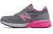 (W) New Balance 990v4 Buatan USA 'Kelabu Merah Jambu' W990GP4