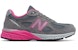 (W) New Balance 990v4 Buatan USA 'Kelabu Merah Jambu' W990GP4