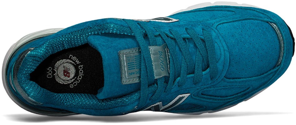(Women) New Balance 990v4 Made in USA 'Lake Blue' W990LB4 Lookbook (Women) New Balance 990v4 Made in USA 'Lake Blue' W990LB4