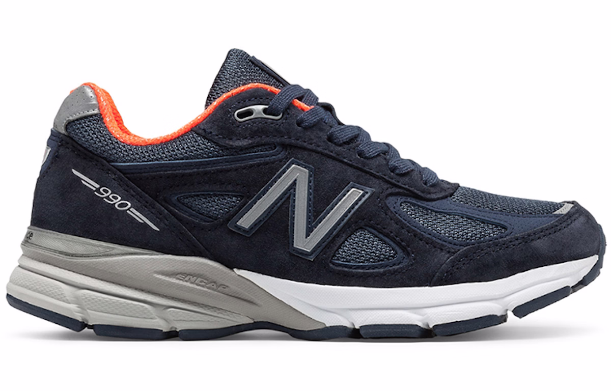 (Women) New Balance 990v4 Made in USA 'Navy Orange'