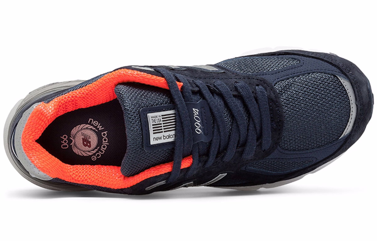 (Women) New Balance 990v4 Made in USA 'Navy Orange'