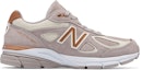 Order (W) New Balance 990v4 Made In USA 'Putih Alabaster' W990FA4