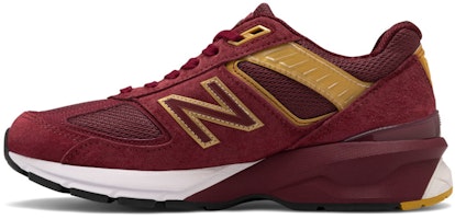 (Women) New Balance 990v5 Made in USA 'Burgundy Gold ' W990BG5 (Women) New Balance 990v5 Made in USA 'Burgundy Gold ' W990BG5