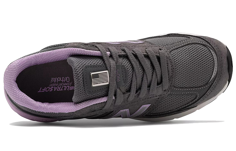 Lookbook (W) New Balance 990v5 Buatan USA 'Lead Dark Violet Glow' W990DV5