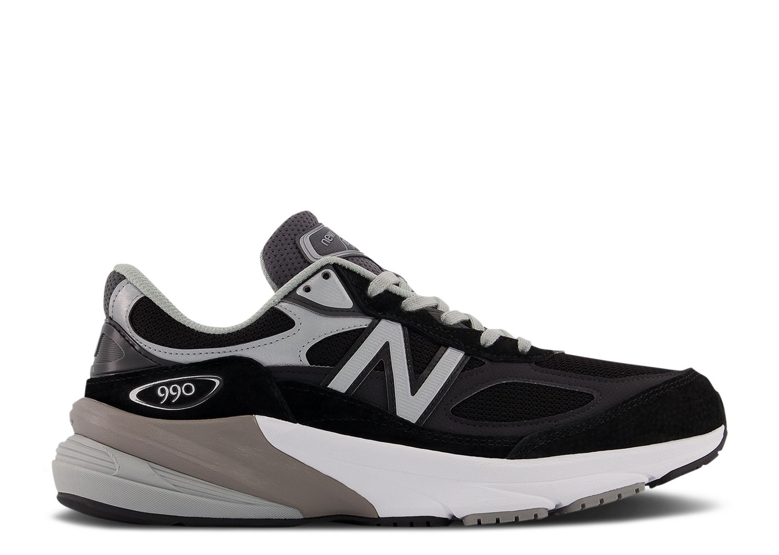 Buy (Women) New Balance 990v6 Made in USA 2A Wide 'Black Silver' W990BK6-2A