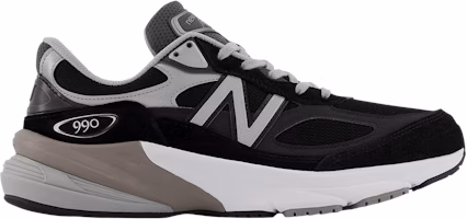 (Women) New Balance 990v6 Made in USA 6E Wide 'Black Silver' W990BK6-6E (Women) New Balance 990v6 Made in USA 6E Wide 'Black Silver' W990BK6-6E