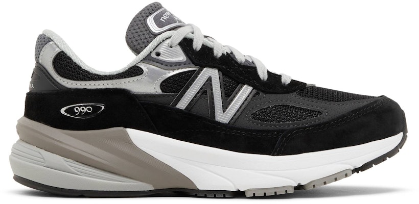 (Women) New Balance 990v6 Made in USA 'Black Silver' W990BK6 Buy (Women) New Balance 990v6 Made in USA 'Black Silver' W990BK6