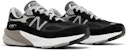 (W) New Balance 990v6 Buatan USA 'Hitam Perak' W990BK6
