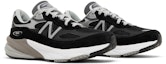 Cheap (W) New Balance 990v6 Buatan USA 'Hitam Perak' W990BK6